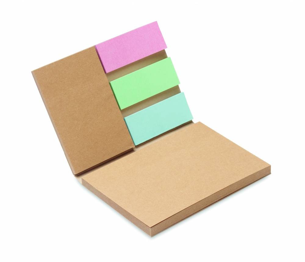 Logo trade advertising products image of: Recycled paper memo set