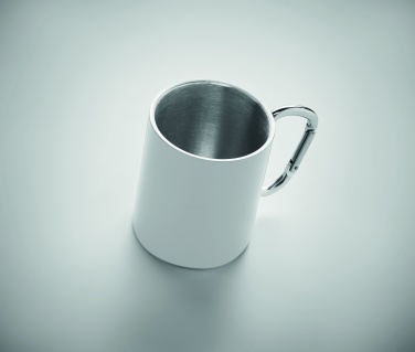 Logotrade promotional product image of: Metal mug and carabiner handle