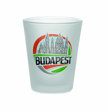 Logo trade corporate gifts image of: Sublimation shot glass 44ml