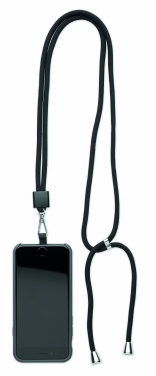 Logo trade advertising product photo of: RPET Phone holder lanyard