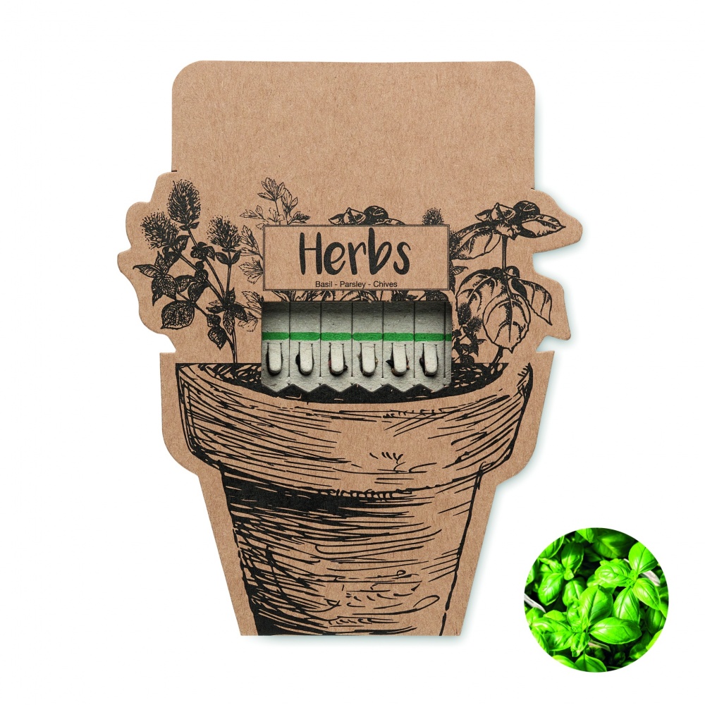 Logotrade corporate gift picture of: Herb seeds sticks