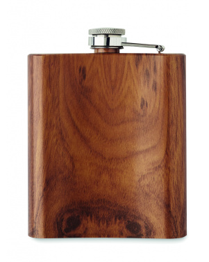 Logo trade promotional gift photo of: Slim hip flask 190 ml