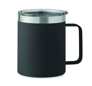 Logo trade business gifts image of: Double wall mug 300 ml