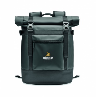 Logo trade promotional merchandise photo of: Rolltop backpack 50C tarpaulin