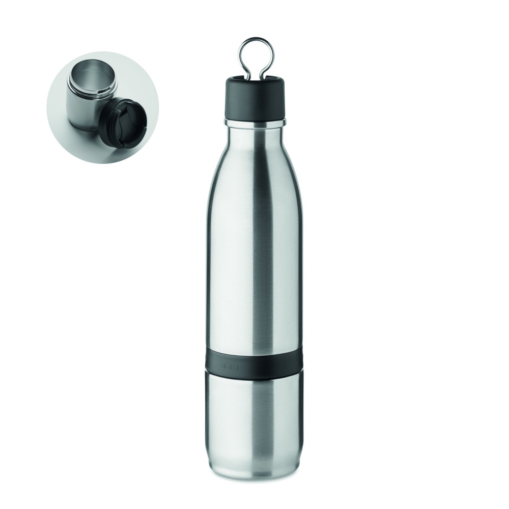 Logotrade corporate gift image of: 2 in 1 double wall bottle 500ml