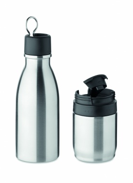 Logo trade corporate gift photo of: 2 in 1 double wall bottle 500ml