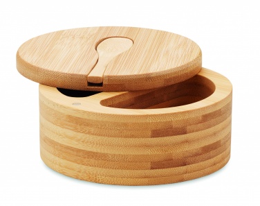 Logo trade promotional products image of: Salt and pepper bamboo box