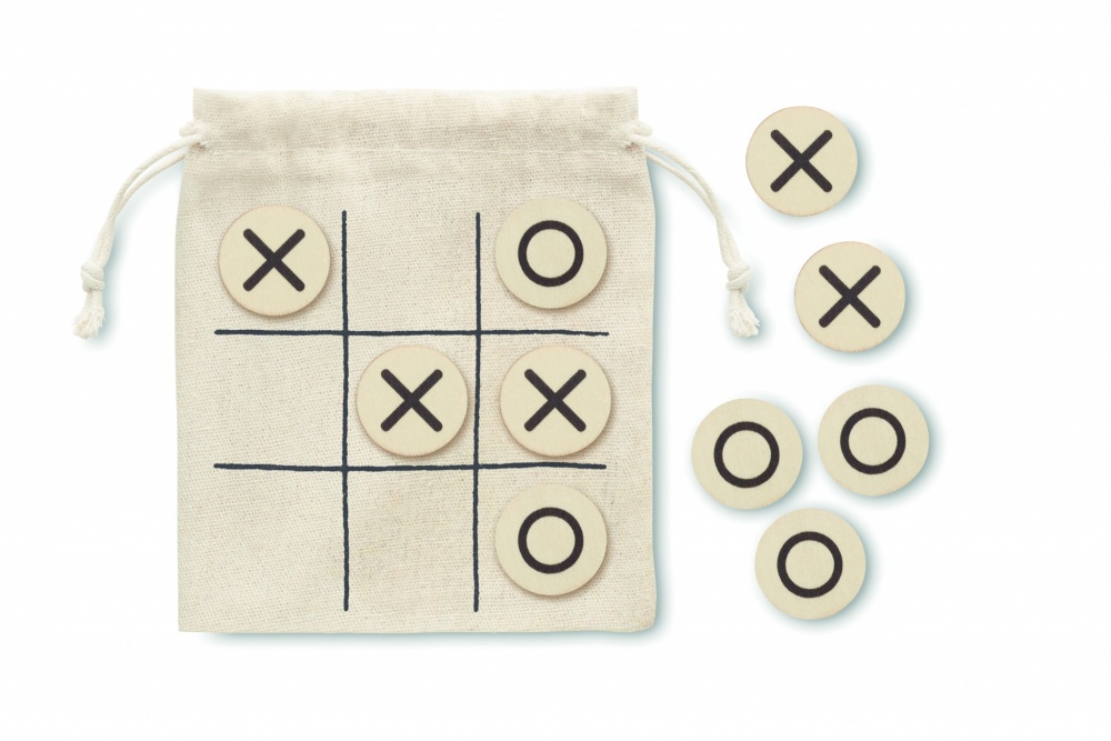 Logotrade promotional gift image of: Wooden tic tac toe