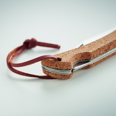 Logotrade promotional product image of: Foldable knife with cork