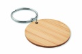 Round bamboo key ring, Wood