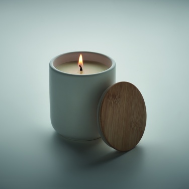 Logo trade advertising products image of: Plant based wax candle 200 gr