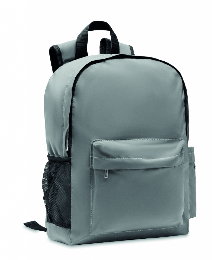 Logo trade promotional merchandise photo of: High reflective backpack 190T