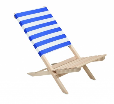 Logotrade promotional product picture of: Foldable wooden beach chair