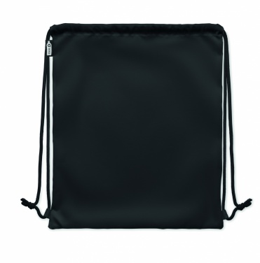 Logotrade promotional merchandise picture of: Large drawstring bag 300D RPET