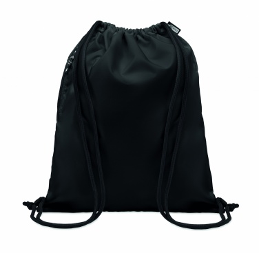 Logo trade advertising products picture of: Large drawstring bag 300D RPET