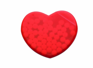 Logotrade advertising products photo of: Heart shape peppermint box