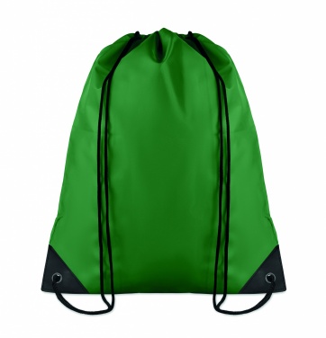 Logo trade promotional giveaways image of: 190T Polyester drawstring bag