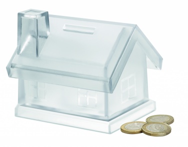 Logotrade corporate gifts photo of: Plastic house coin bank