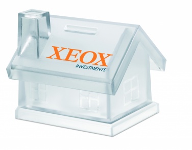 Logotrade corporate gifts photo of: Plastic house coin bank