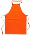 Kitchen apron in cotton, Orange