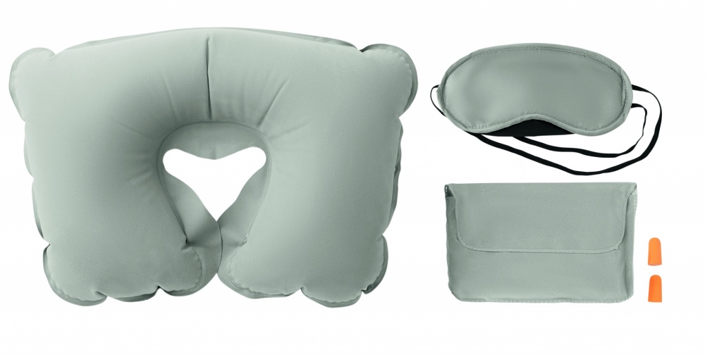 Logo trade corporate gift photo of: Set w/ pillow eye mask plugs