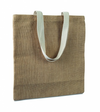 Logo trade promotional products image of: Jute shopping bag