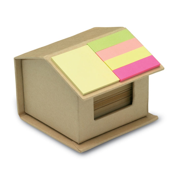 Logo trade advertising products picture of: Memo/sticky notes pad recycled