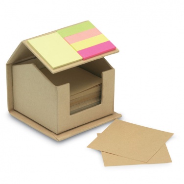 Logo trade promotional gifts picture of: Memo/sticky notes pad recycled