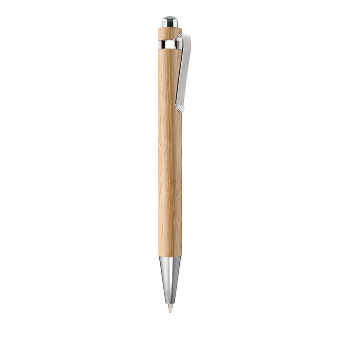 Logotrade promotional gift image of: Bamboo automatic ball pen