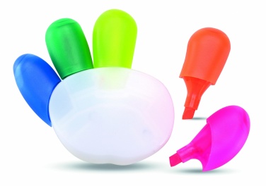 Logo trade promotional items picture of: 5 colour highlighter