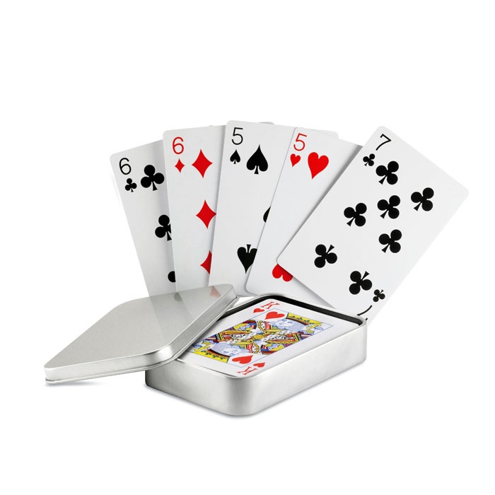 Logotrade business gifts photo of: Playing cards in tin box