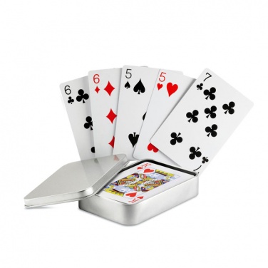 Logotrade promotional giveaways photo of: Playing cards in tin box