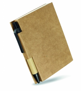 Logotrade promotional products photo of: Recycled notebook with pen