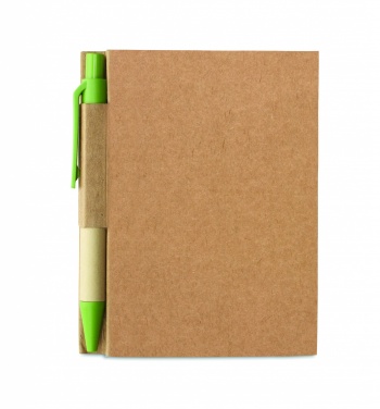 Logo trade promotional item photo of: Recycled notebook with pen