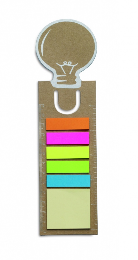 Logotrade promotional giveaways photo of: Bookmark with sticky memo pad