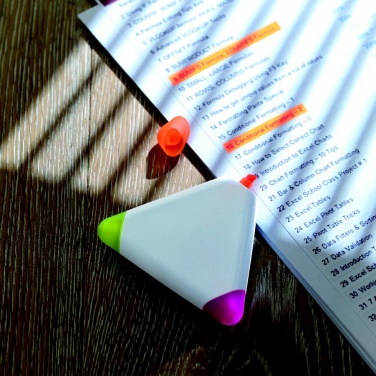 Logo trade promotional items picture of: Triangular highlighter