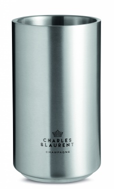 Logo trade promotional giveaways image of: Stainless steel bottle cooler