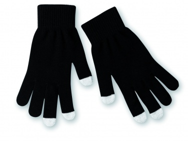 Logo trade corporate gift photo of: Tactile gloves for smartphones