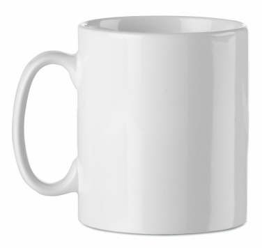 Logo trade promotional giveaways image of: Sublimation ceramic mug 300 ml