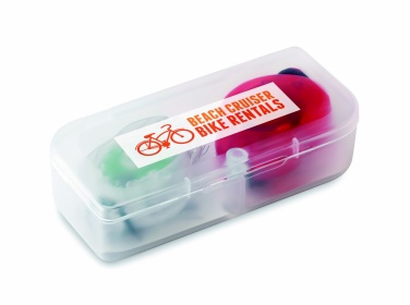 Logotrade business gift image of: 2 bicycle lights in PP box