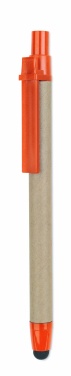 Logo trade promotional merchandise photo of: Recycled carton stylus pen