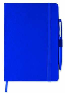 Logotrade promotional giveaway picture of: A5 notebook with pen 72 lined