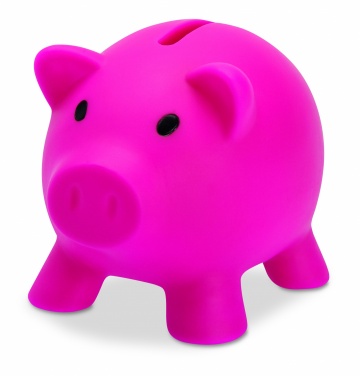 Logo trade advertising products image of: Piggy bank