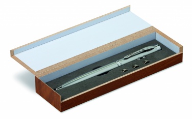 Logo trade promotional items image of: Laser pointer in wooden box