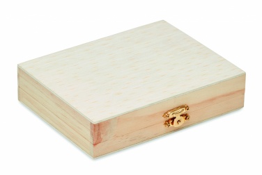 Logo trade promotional merchandise picture of: Painting set in wooden box