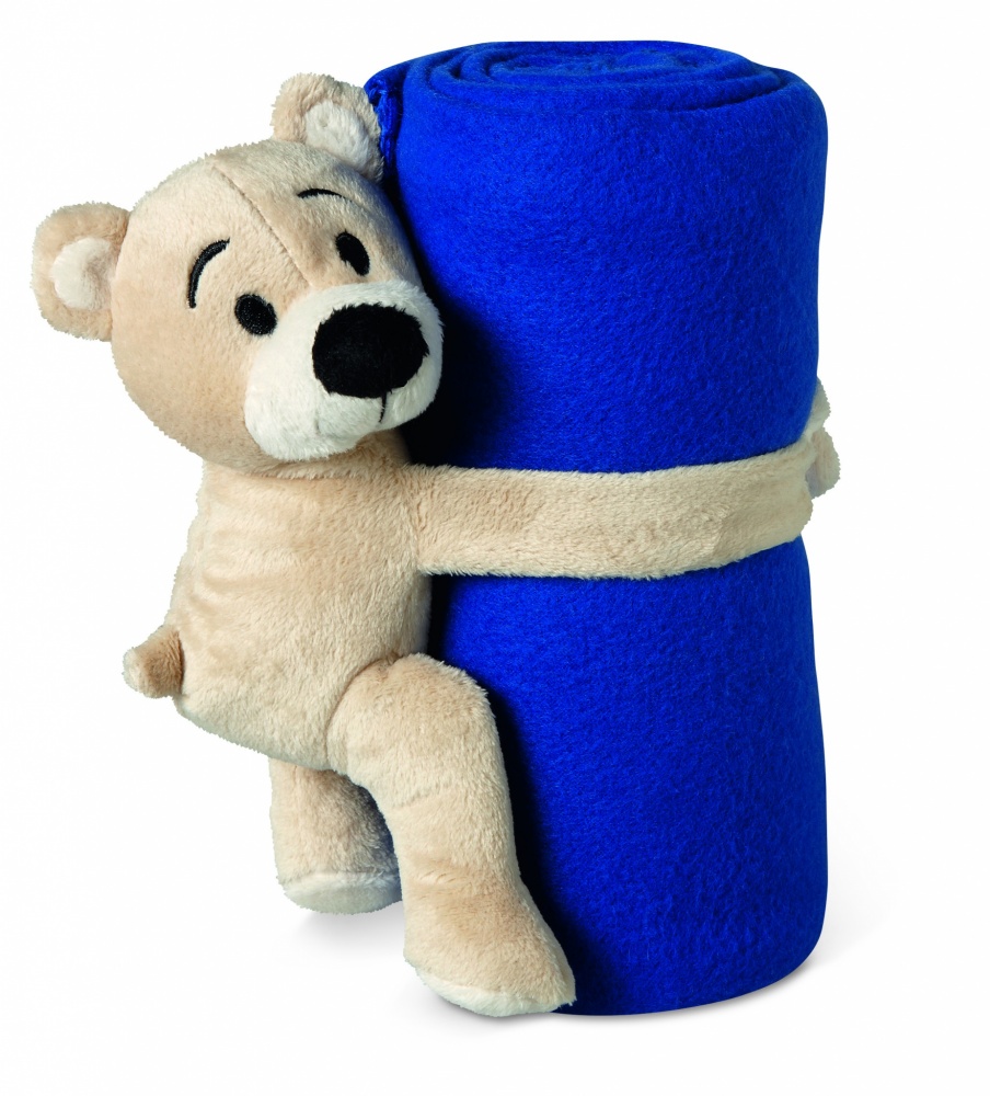 Logotrade promotional giveaways photo of: Fleece blanket with bear