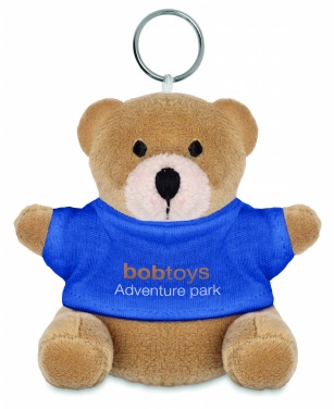 Logotrade promotional item image of: Teddy bear key ring FINLAND