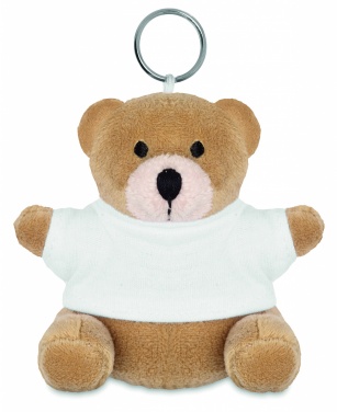 Logo trade promotional gifts picture of: Teddy bear key ring FINLAND