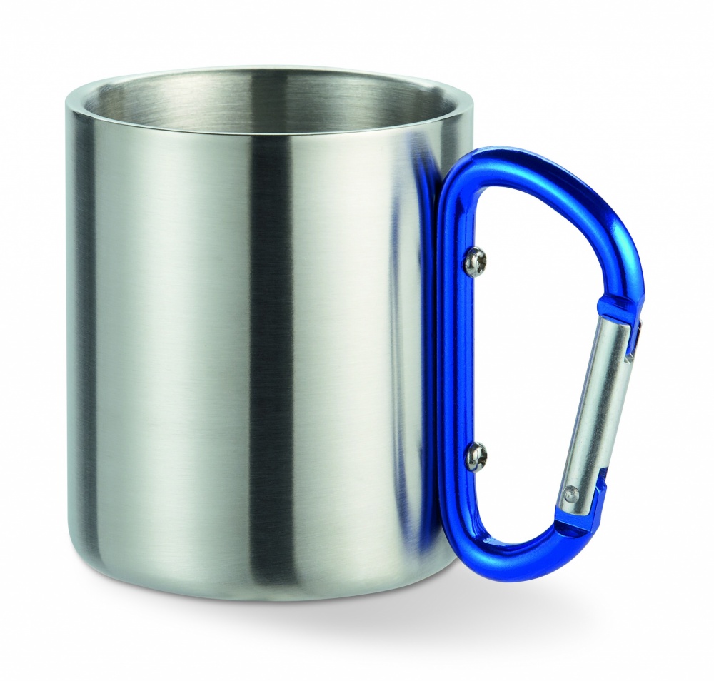 Logotrade corporate gift image of: Metal mug & carabiner handle