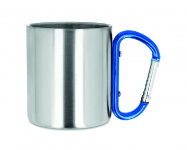 Logotrade promotional giveaway image of: Metal mug & carabiner handle